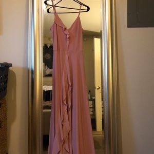 !!NWT!! ASOS Ruffle pink gown